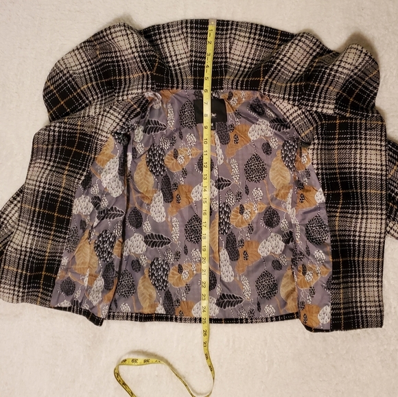 Mossimo Wool Plaid Coat - Picture 7 of 8